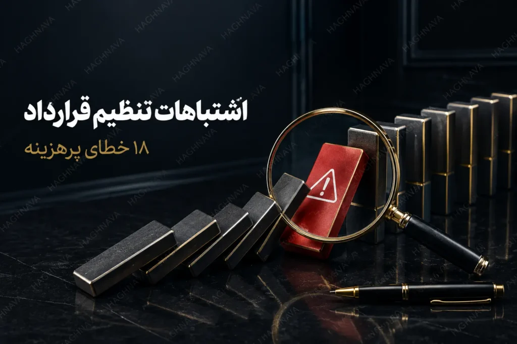 اشتباهات تنظیم قرارداد خصوصی؛ ۱۸ خطای پرهزینه