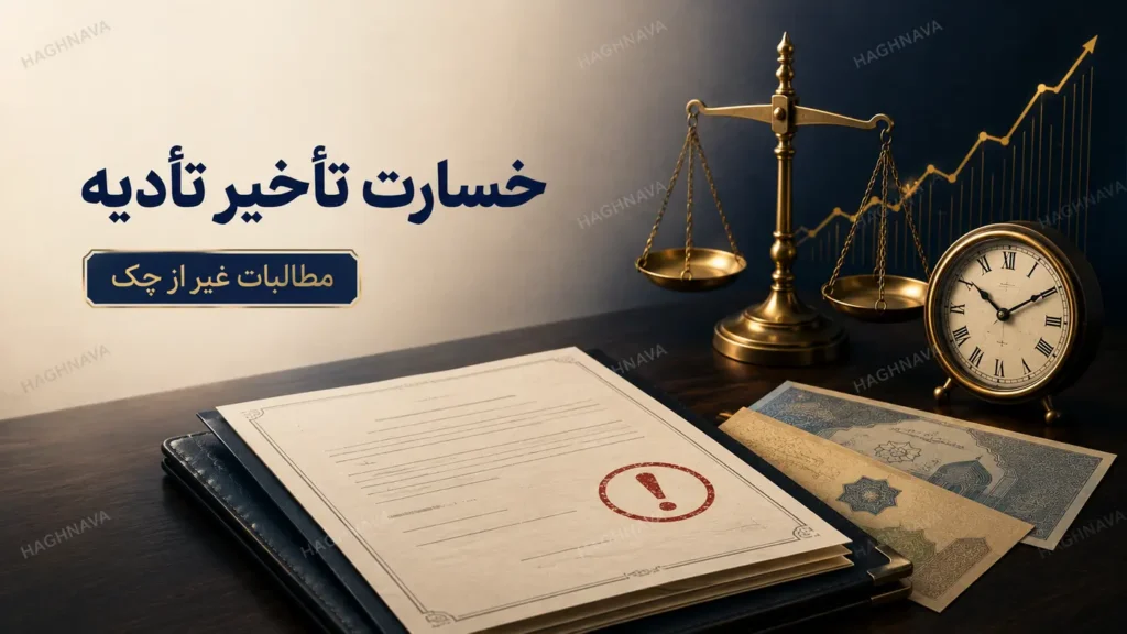 محاسبه خسارت تأخیر تأدیه مطالبات غیر از چک