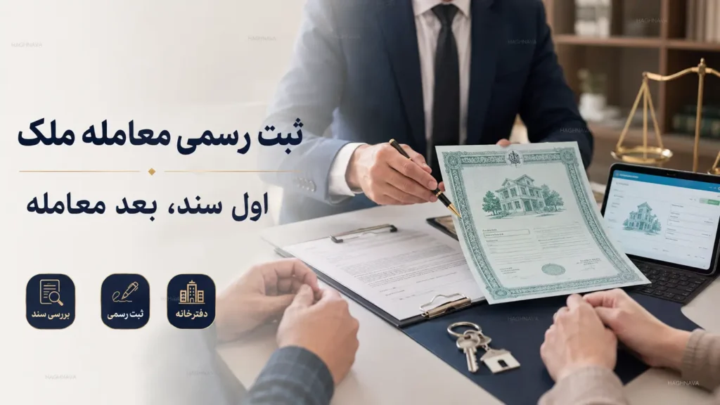قانون الزام به ثبت رسمی معاملات اموال غیرمنقول