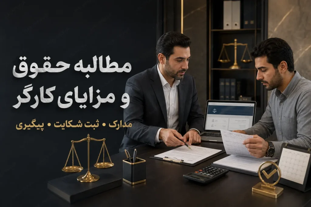 مطالبه حقوق و مزایای کارگر؛ مدارک و مراحل شکایت از کارفرما